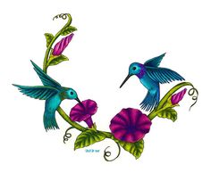 Hummingbird And Flower Clipart at GetDrawings | Free download