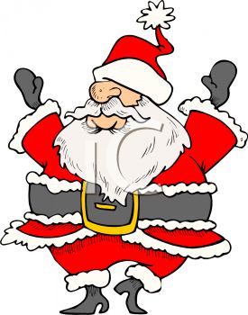 275x350 Humorous Santa Claus Clipart