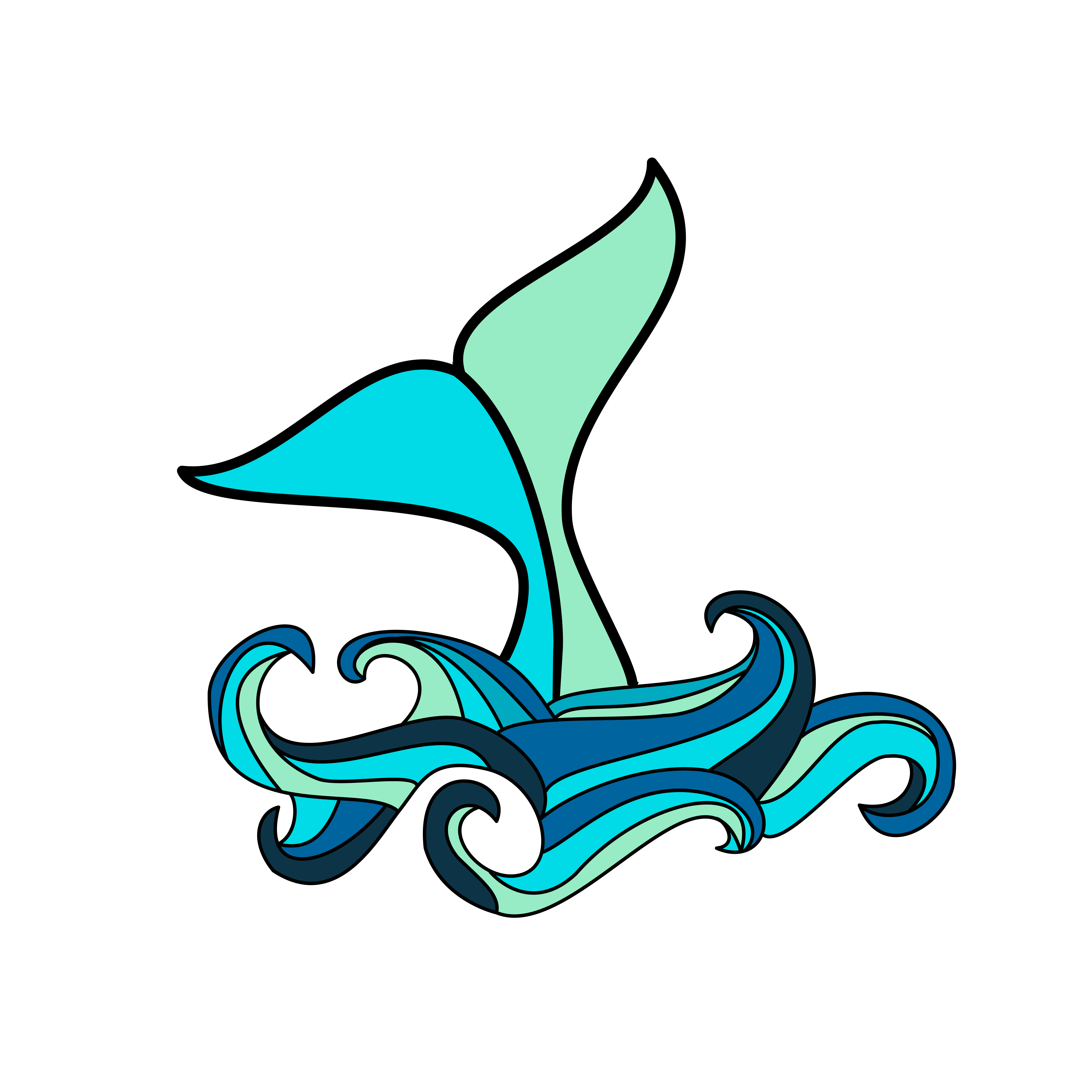 6667x6667 Humpback Whale And Boat Poster All Over T Shirt