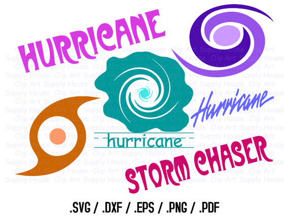 570x428 Hurricane Clipart Design Files, Use With Silhouette Software