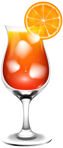 255x600 Drinks With Umbrella Transparent Background Orange Cocktail