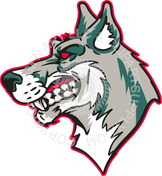 333x361 Mean Husky Head With Outline