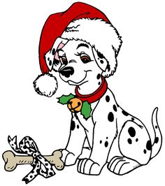 236x266 Non Copyrighted Drawings 101 Dalmatians Christmas Clip Art