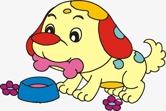 650x435 Cartoon Husky, Cartoon, Hand Painted, Huskies Png Image