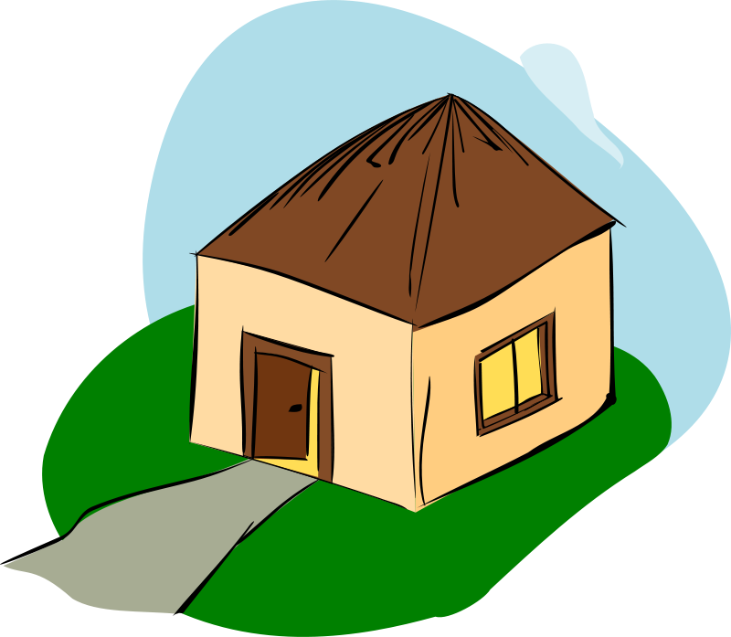 800x697 Free Clipart Hut Rdevries