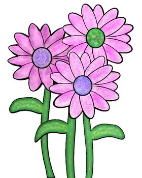 280x350 Spring Flowers Clipart Teaching Resources Teachers Pay Teachers