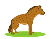 210x153 Free Hyena Clipart
