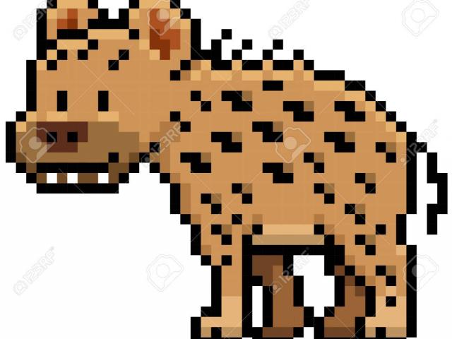 640x480 Hyena Clipart