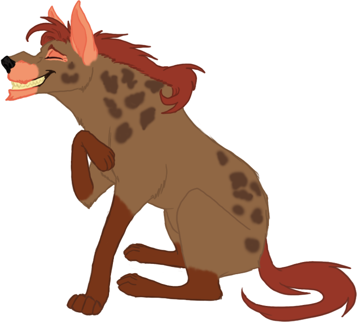 730x660 Striped Hyena Clip Art