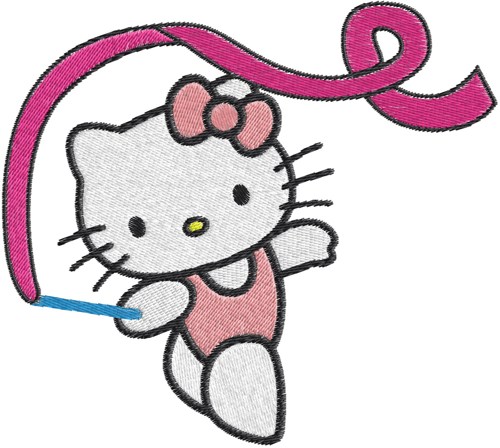 500x448 Gymnastics Clipart Hello Kitty