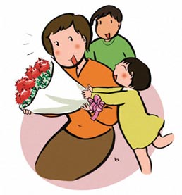 258x277 Love Mother Clipart