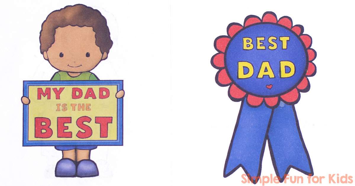 1200x628 I Love My Dad! Emergent Reader Printable
