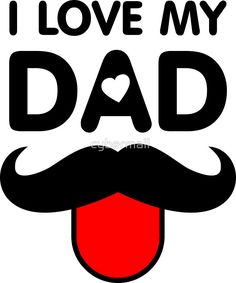236x283 I Love My Daddy' Sticker By Cybermall