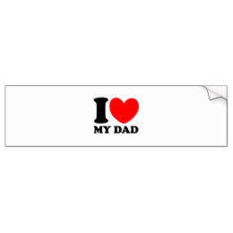 260x260 I My Dad Stickers Zazzle