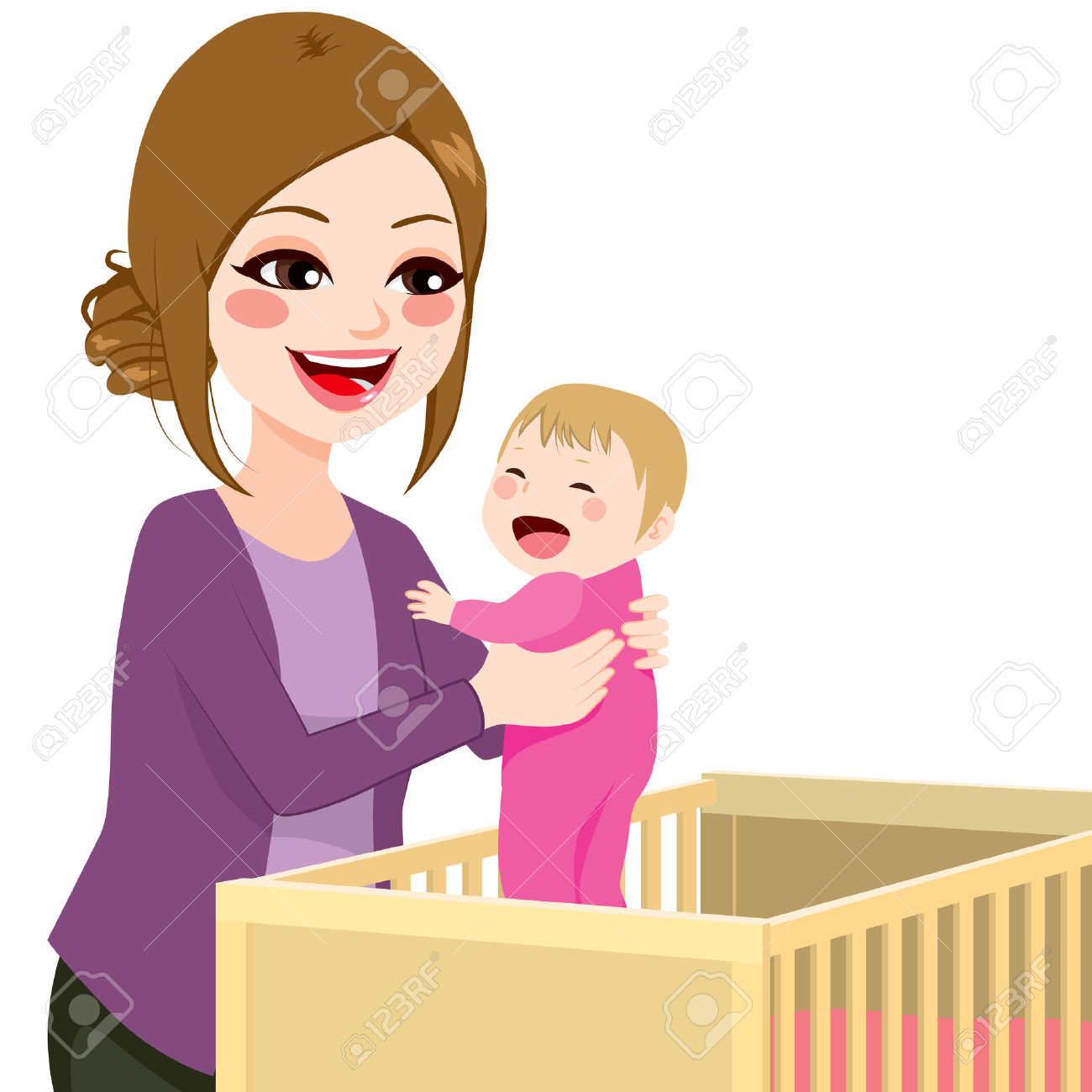 1300x1300 Mother And Baby Cartoon Image Group