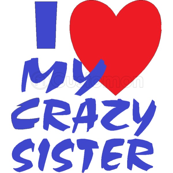 600x600 I Love My Crazy Sister Travel Mug
