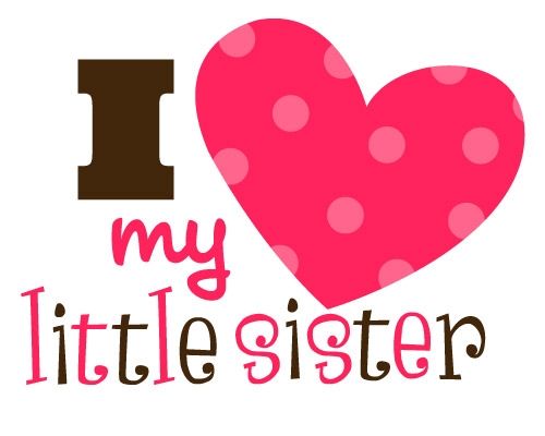 500x400 I Love My Sister Clipart