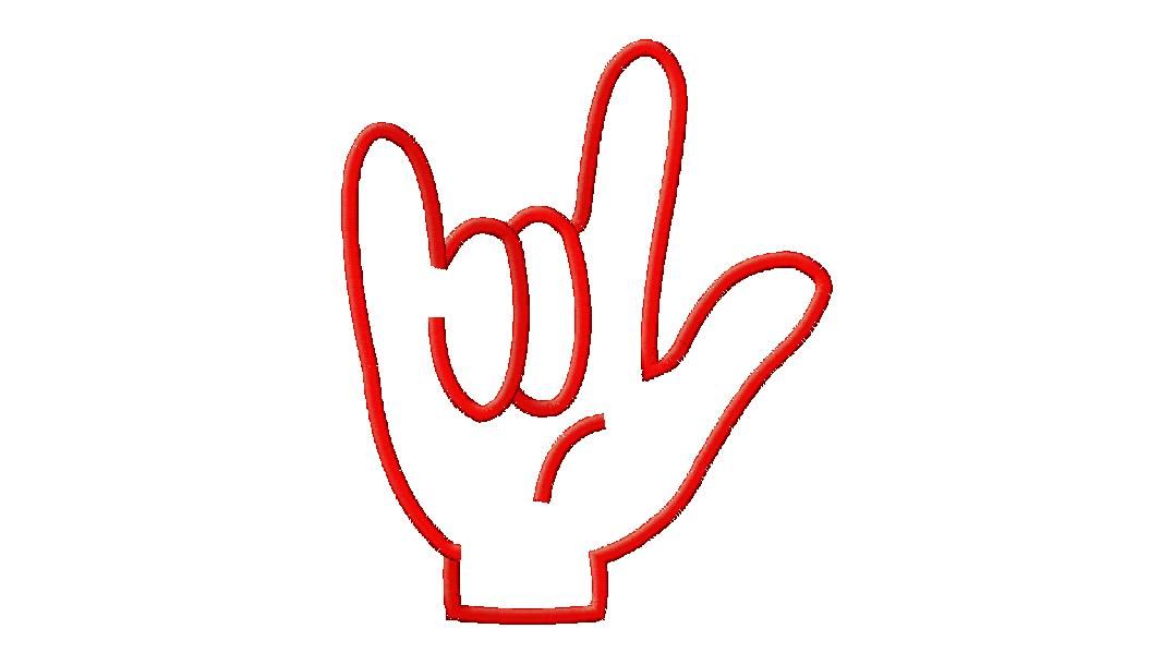 1077x610 Love Sign Language Clip Art Embroidery Freebies Valentine I Love