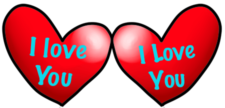 450x216 Valentine's Day Clipart Love You
