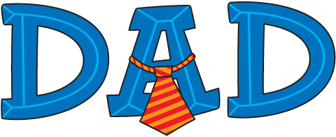490x200 Dad Word Cliparts