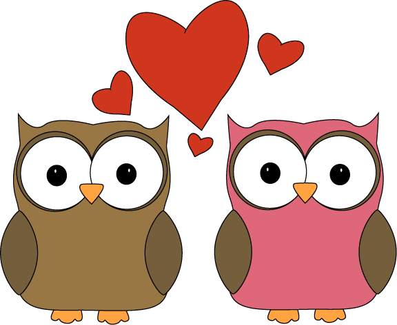 576x472 Owl Friends Clipart
