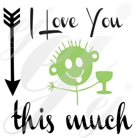 466x461 I Love You This Much Svg Dxf Pdf Jpg Jpeg Vector Graphic Design
