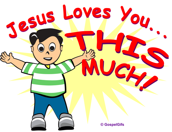 600x461 Jesus Loves You This Much! Clipart Panda