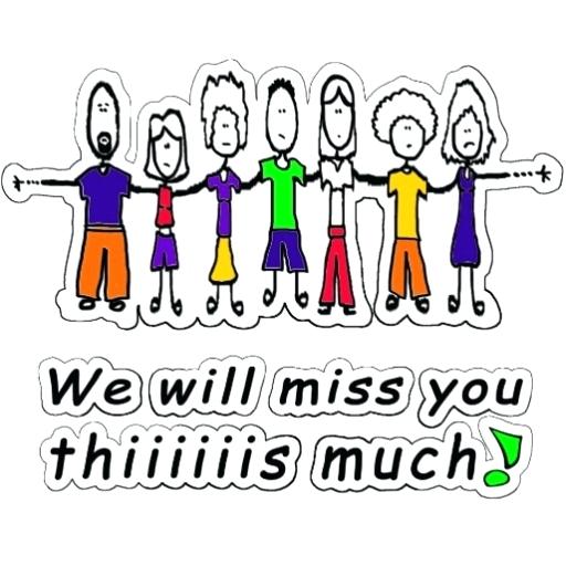 512x512 We Miss You Clip Art