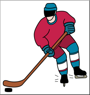 304x318 Clip Art Ice Hockey Color 2 I Abcteach