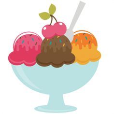 236x236 Ice Cream Sundae Clipart Printables And Fonts Clip