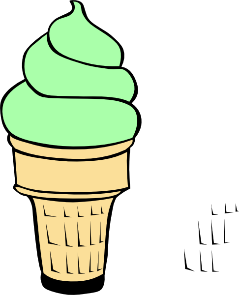 486x600 Empty Ice Cream Cone Clip Art Free Clipart Images