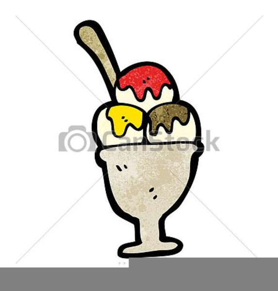 573x600 Cartoon Ice Cream Sundae Clipart Free Images