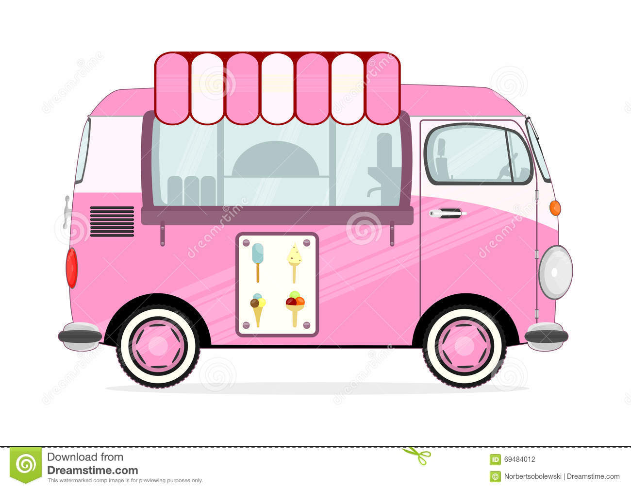 1300x1009 Ice Cream Van Clipart Ice Cream Truck Clip Art