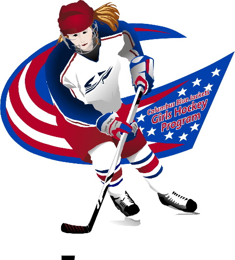 481x533 Female Hockey Clipart