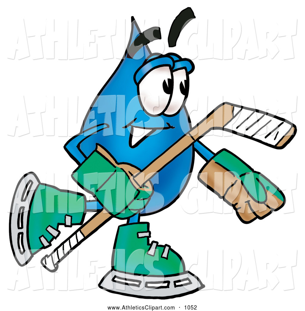 1024x1044 Clip Art Of A Sporty Water Drop Mascot Cartoon Character Playing