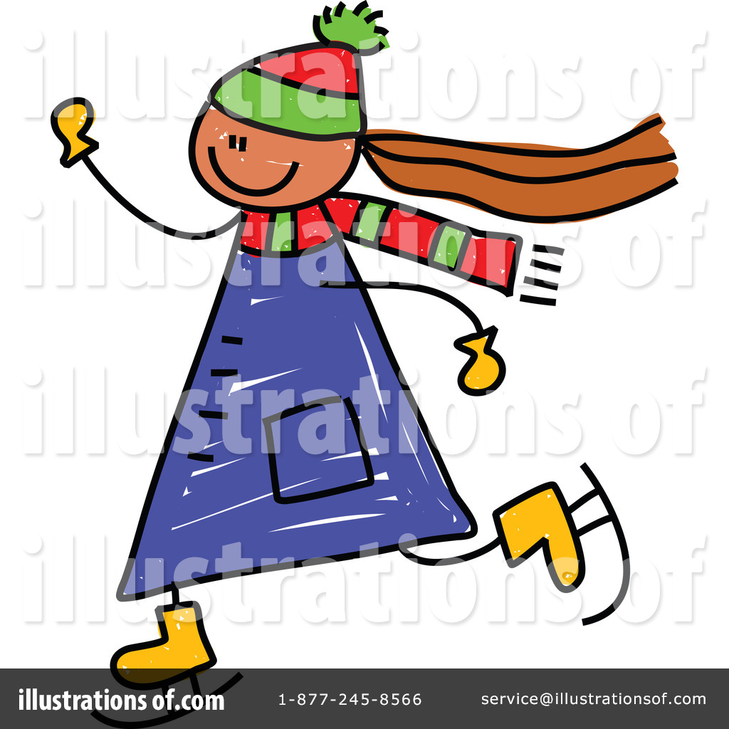 1024x1024 Ice Skating Clipart