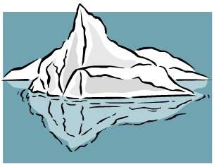 304x233 Iceberg Ab Idea Board Art Clipart And Clip Art