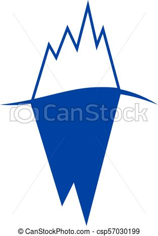 314x470 Iceberg Icon Vector Illustration. Eps Vectors