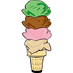 300x300 Ice Cream Cone Clip Art Free Clipart