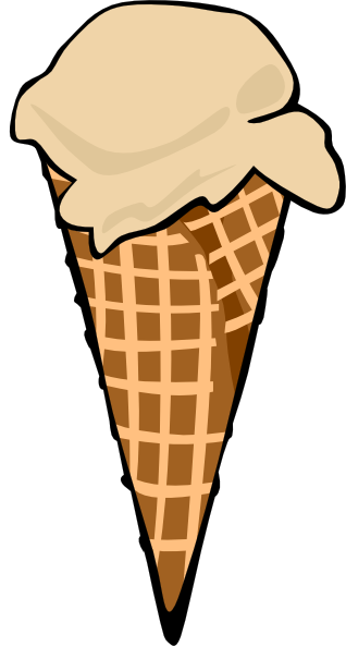 318x593 Ice Cream Cones Ff Menu Clip Art Free Vector 4vector