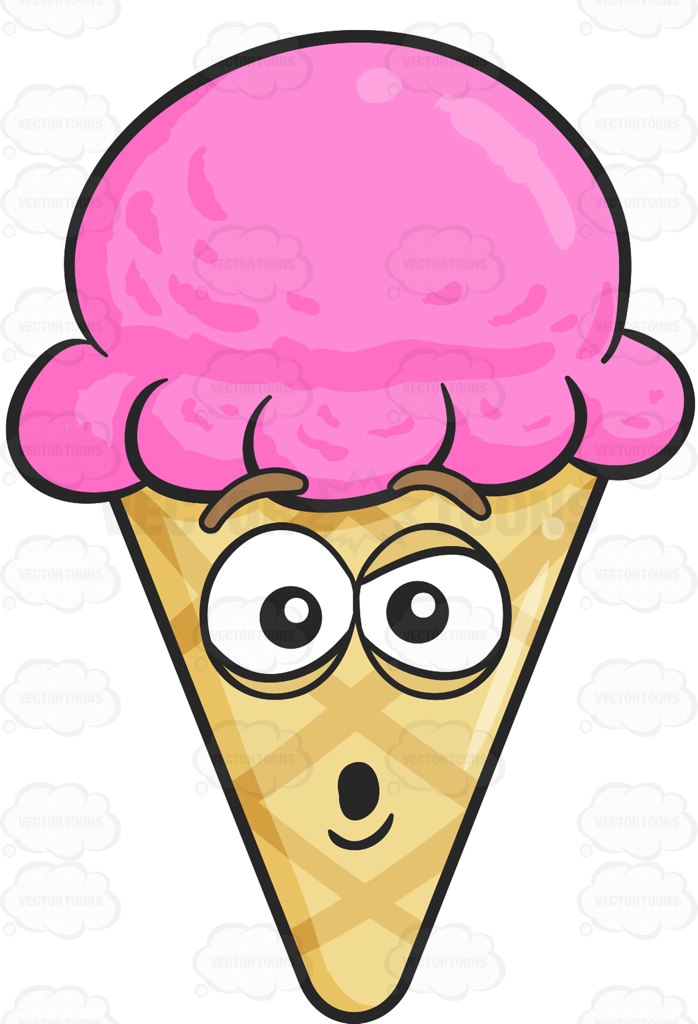 698x1024 Ice Cream Cone Clipart Vector Toons