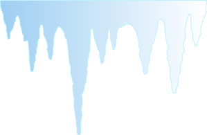 299x195 Icicle Blue White Fade Clip Art