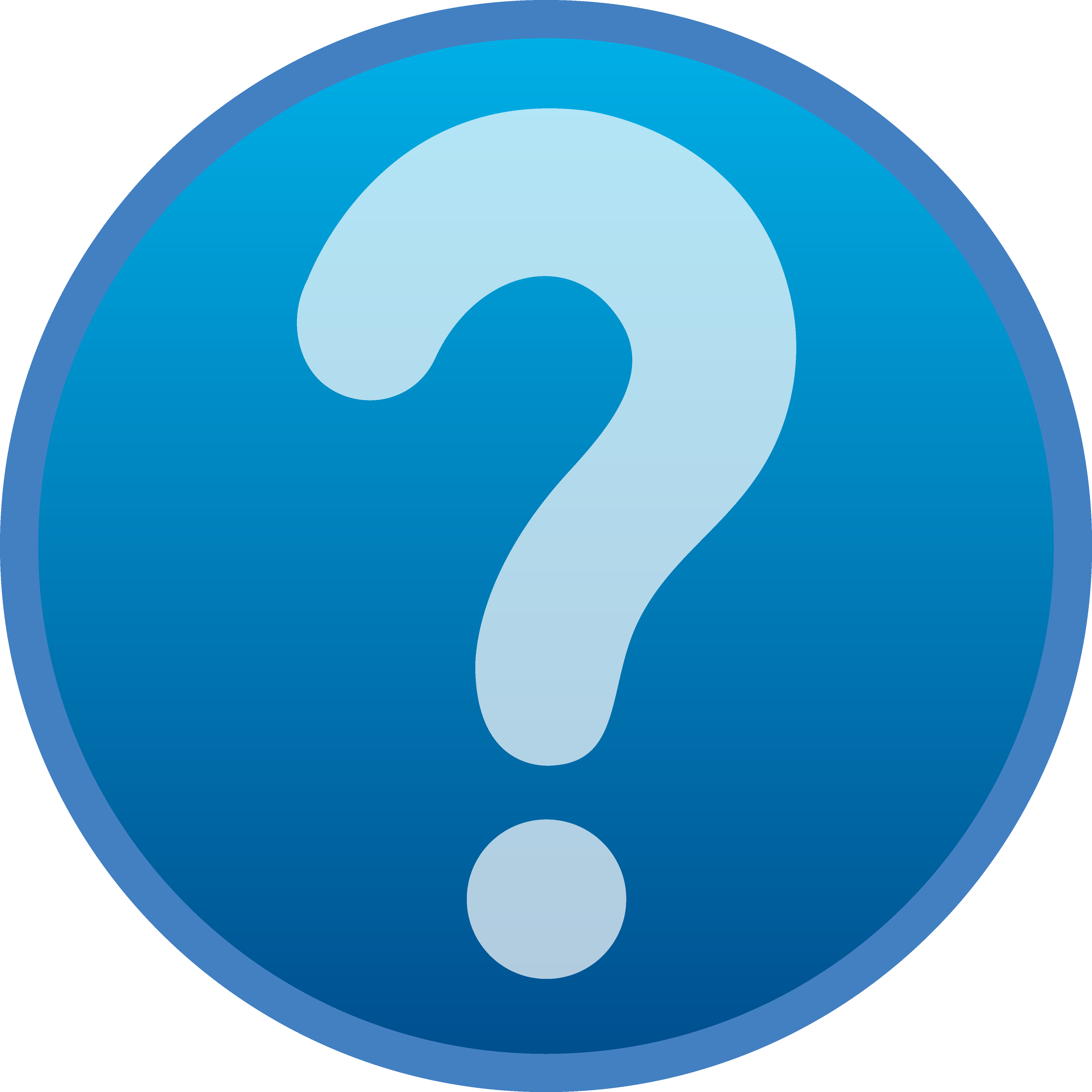 4767x4767 Question Mark Button Icon Free Clip Art