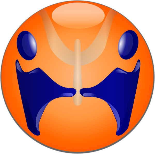 600x596 Bubbleicporange Clip Art