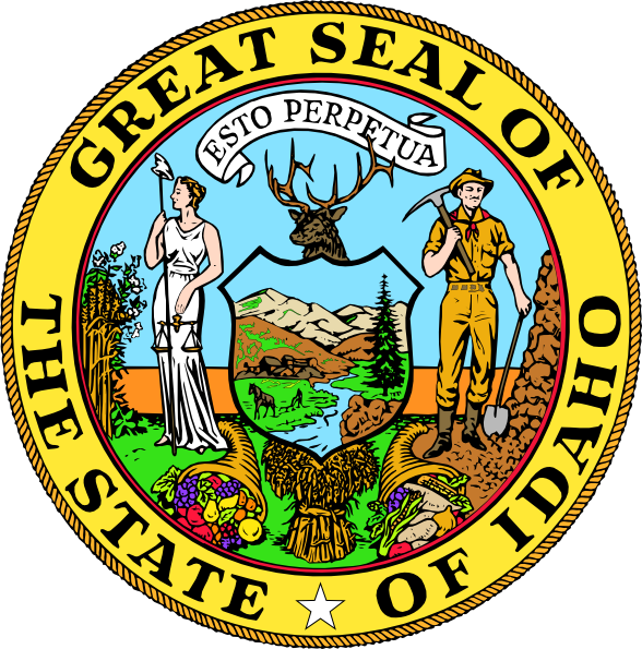 588x595 Seal Of Idaho Clip Art