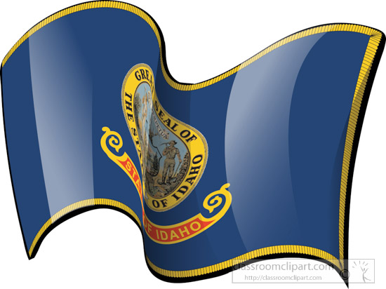 550x412 Fifty States Idaho Clipart