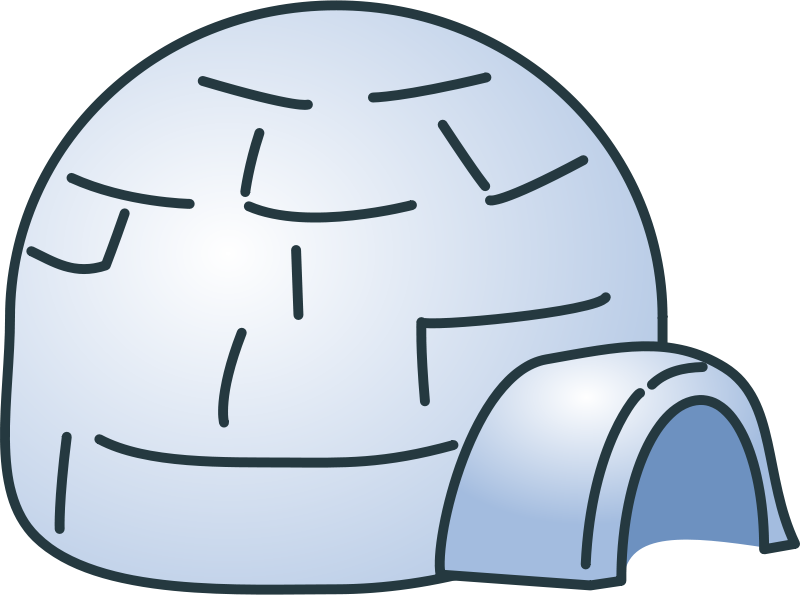 800x595 Free Clipart Igloo Qubodup