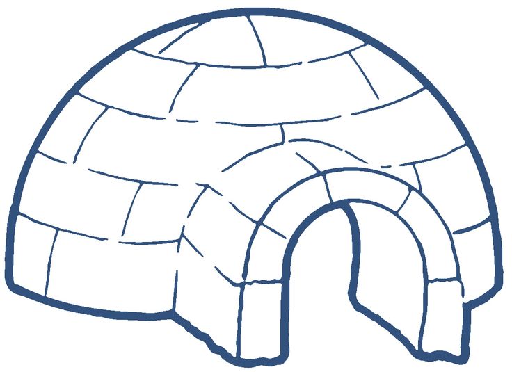 736x535 Igloo Clipart Drawing