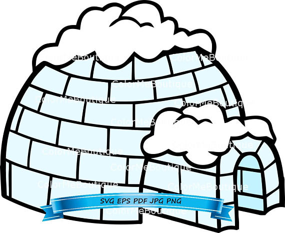 570x466 Items Similar To Igloo Clipart On Etsy