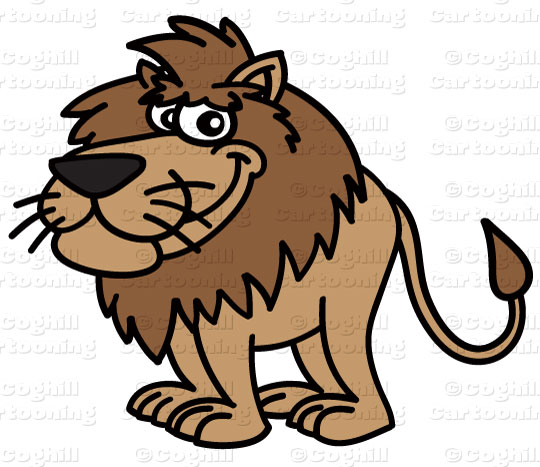540x467 Cartoon Lion Clipart